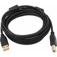 Кабель для принтера Voltronic USB 2.0 AM/BM 1.8m ferrite black Фото