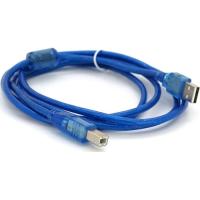 Кабель для принтера Ritar USB 2.0 AM/BM 1.8m ferrite blue Фото