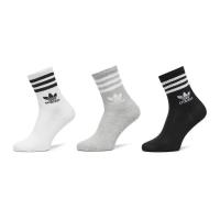 Шкарпетки Adidas Crew Sock 3str IL5023 білий сірий, чорний M (40-42 Фото