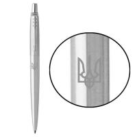 Ручка кулькова Parker JOTTER 17 UKRAINE SS CT BP Трезубец білий Фото