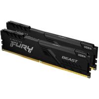 Модуль пам'яті для комп'ютера Kingston Fury (ex.HyperX) DDR4 32GB (2x16GB) 3200 MHz Beast Black Фото
