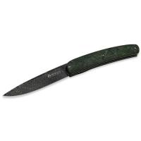 Нож Maserin Gourmet, дамаск, fat carbon, зелений Фото