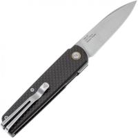 Нож SRM 408L-KB, Black G10/Carbon, Satin Фото