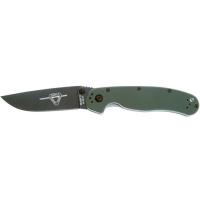 Нож Ontario Knife RAT II AUS-8 OD Green, Black Blade Фото