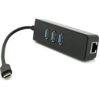 Концентратор Voltronic USB-C to 3xUSB 3.0 + RJ45 1000Mbps black Фото