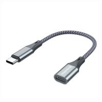 Переходник ColorWay USB-C M to Lightning F 0.17m gray Фото