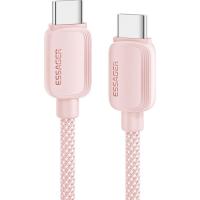 Дата кабель Essager USB-C to USB-C 1.0m 100W pink Фото