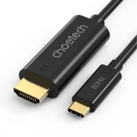 Кабель мультимедийный Choetech USB-C to HDMI M 1.8m black Фото