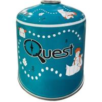 Газовый баллон Quest 450 г різьбове з'єднання (набір 12 шт) Фото
