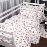 Постельное белье MirSon 014 Lion Фланель 2x143x210 Семейный Фото