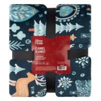 Плед Ardesto Christmas Flannel 160х200см, 100% полиэстер, олени Фото