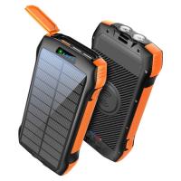 Батарея універсальна Promate 20000mAh PD/20W, QC/3/0, Solar, QI, IP65 Фото