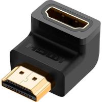 Переходник Ugreen HDMI M to HDMI F 90° corner Down HD112 black Фото
