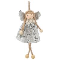 Елочная игрушка Chomik Фея" блискітки 7,5х16 см Фото