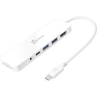 Концентратор J5create USB-C 6-in-1 2xUSB 3.1 + USB-C PD + HDMI + SD/TF + Фото