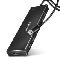 Концентратор AXAGON USB 3.1 to 7xUSB 3.0 black Фото