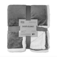 Плед Ardesto Sherpa 100% полиэстер, серый 160х200 см Фото