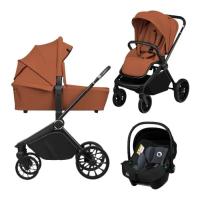 Коляска Lionelo Mika plus 3 in 1 brown rust Фото