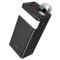 Батарея универсальная HOCO 40000mAh Powermaster PD/20W, QC/22.5W, Lamp, Black Фото