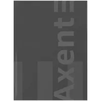 Книга записная Axent A4 One color, 96 листов клетка, серый Фото