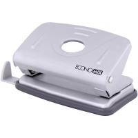 Дырокол Economix металлический с линейкой, до 10 листов Фото