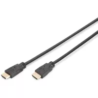 Кабель мультимедийный Digitus HDMI M to HDMI M 5.0m 4K60Hz Ethernet black Фото