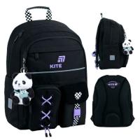 Рюкзак шкільний Kite Education 584 Panda Love Фото