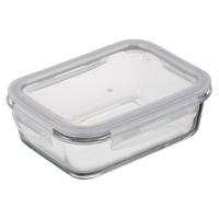 Пищевой контейнер Ardesto Gemini прямокутний, 1.06л, боросилікатне скло, про Фото