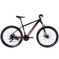Велосипед Space 27.5" MERCURY DD FR рама-17" AL 2026 чорно-червони Фото
