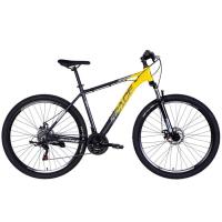 Велосипед Space 29" PHAETON DD FR рама-20" AL 2026 сіро-жовтий Фото