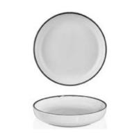 Тарелка By Bone серія "Helix" декор "Black" глибока 23 см 1250 мл Фото