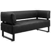 Диван офисный Richman Офис Двойной со спинкой и подлокотниками на металл Фото