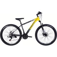 Велосипед Space 27.5" PHAETON DD FR рама-17" AL 2026 сіро-жовтий Фото
