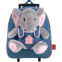 Рюкзак детский Perletti Toys Allie Elephant з м''якою іграшкою на колесах Фото