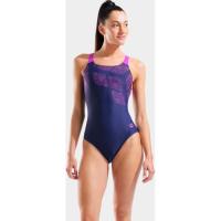 Купальник Arena Kikko Swimsuit Swim Pro Back 010807-790 синій, рож Фото