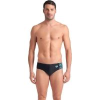 Плавки Arena Kikko V Swim Briefs 006750-508 чорний, бірюзовий 1 Фото