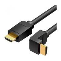 Кабель мультимедийный Vention HDMI M to HDMI M 1.5m V2.0 4K60Hz 90° corner PVC b Фото