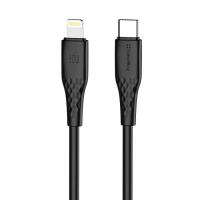 Дата кабель ColorWay USB-C to Lightning 2.0m PD30W textured PVC black Фото