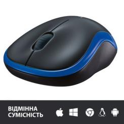 Мышка Logitech M185 blue Фото 4