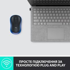 Мышка Logitech M185 blue Фото 7