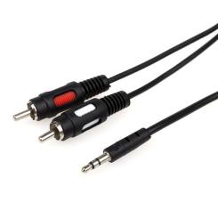 Кабель мультимедийный Atcom 3.5mm M to 2xRCA M 5.0m Фото