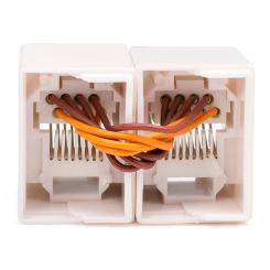 Сращиватель Atcom 1+1 RJ45 UTP 5e Фото 1