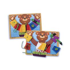 Развивающая игрушка Melissa&Doug Доска - застежки Фото