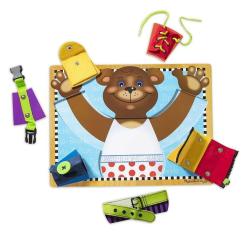 Развивающая игрушка Melissa&Doug Доска - застежки Фото 1