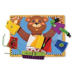 Развивающая игрушка Melissa&Doug Доска - застежки Фото 2