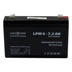 Батарея к ИБП LogicPower LPM 6В 7.2 Ач Фото 1
