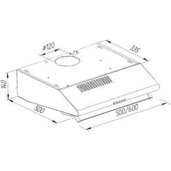 Вытяжка кухонная Pyramida MH 50 WH Фото 9