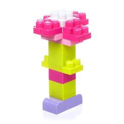 Конструктор Mega Bloks розовый в мешке 60 деталей Фото 1