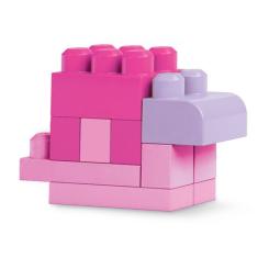 Конструктор Mega Bloks розовый в мешке 60 деталей Фото 5