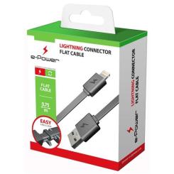 Дата кабель E-power USB 2.0 AM to Lightning 0.75m Фото